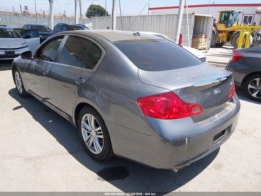 2015 Infiniti Q40 VIN JN1CV6AP6FM502982 IAAI salvage auction — WATER/FLOOD, Salvage (California), sold $1,150 on 2026-08-03 (photo 3)