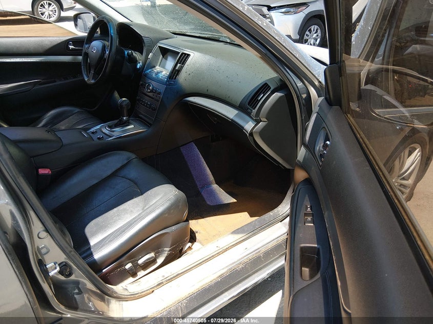 2015 Infiniti Q40 VIN JN1CV6AP6FM502982 IAAI salvage auction — WATER/FLOOD, Salvage (California), sold $1,150 on 2026-08-03 (photo 5)