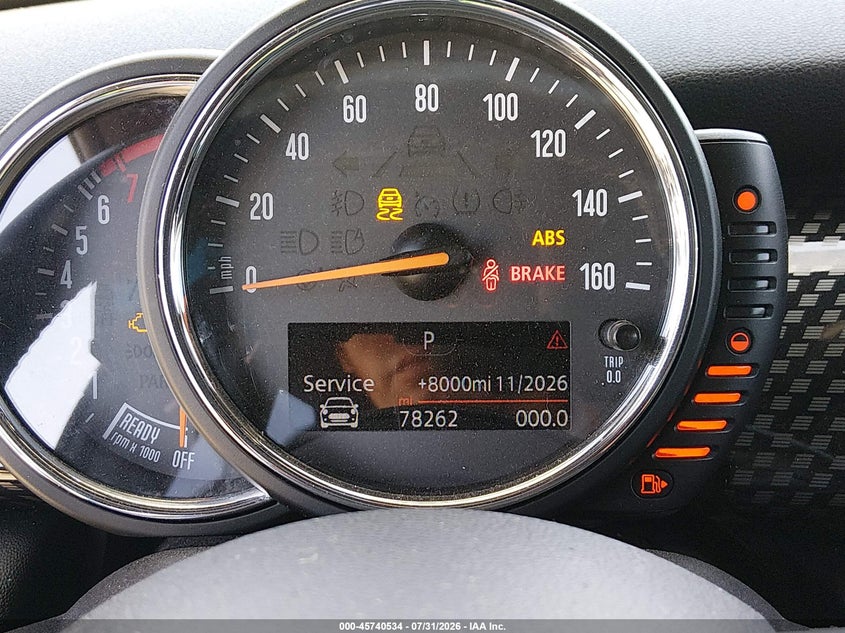 2015 Mini Hard top VIN WMWXP7C58F2A41158 IAAI salvage auction — FRONT END, Wait Title, sold $1,550 on 2026-08-22 (photo 7)