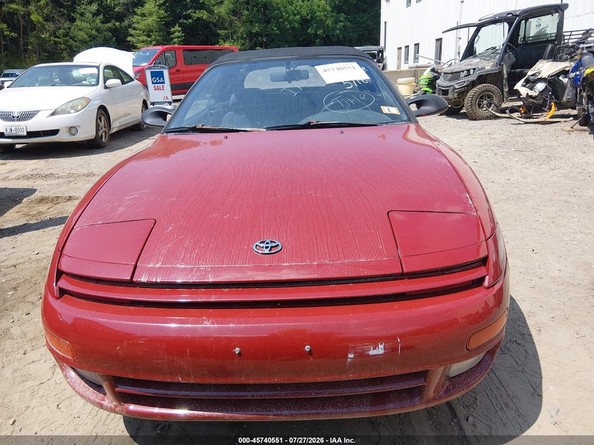 1992 Toyota Celica VIN JT5ST87K2N0102537 IAAI salvage auction — NORMAL WEAR, Original (Vermont), sold $25 on 2026-07-30 (photo 6)