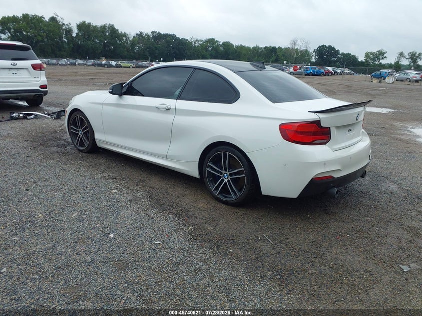 2018 BMW 2er VIN WBA2J5C50JVC07115 IAAI salvage auction — REAR END, Salvage Title, sold $5,500 on 2026-08-21 (photo 3)