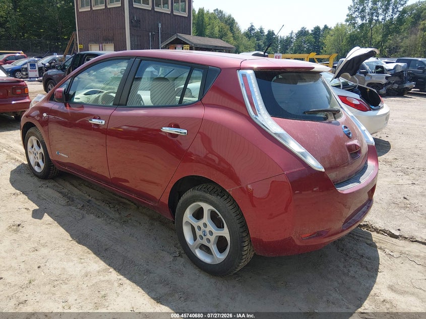 2011 Nissan Leaf VIN JN1AZ0CP4BT006424 IAAI salvage auction — NORMAL WEAR, Original (Vermont), sold $25 on 2026-07-30 (photo 3)
