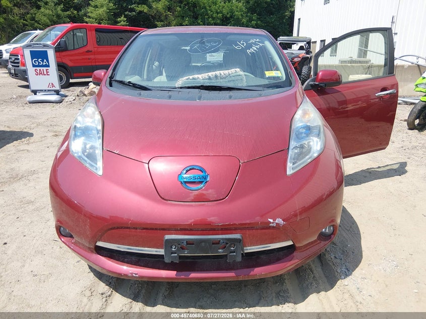 2011 Nissan Leaf VIN JN1AZ0CP4BT006424 IAAI salvage auction — NORMAL WEAR, Original (Vermont), sold $25 on 2026-07-30 (photo 6)