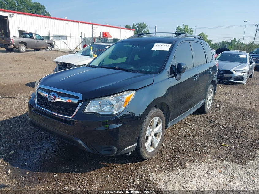 2014 Subaru Forester VIN JF2SJAGC2EH545901 IAAI salvage auction — REAR END, Salvage Title, sold $1,650 on 2026-08-20 (photo 2)