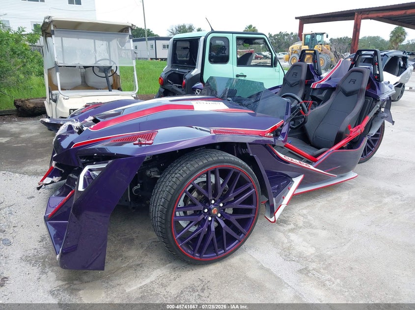 2020 Polaris Slingshot VIN 57XAARGB6L8138068 IAAI salvage auction — FRONT END, Wait Title, sold $4,050 on 2026-08-23 (photo 2)