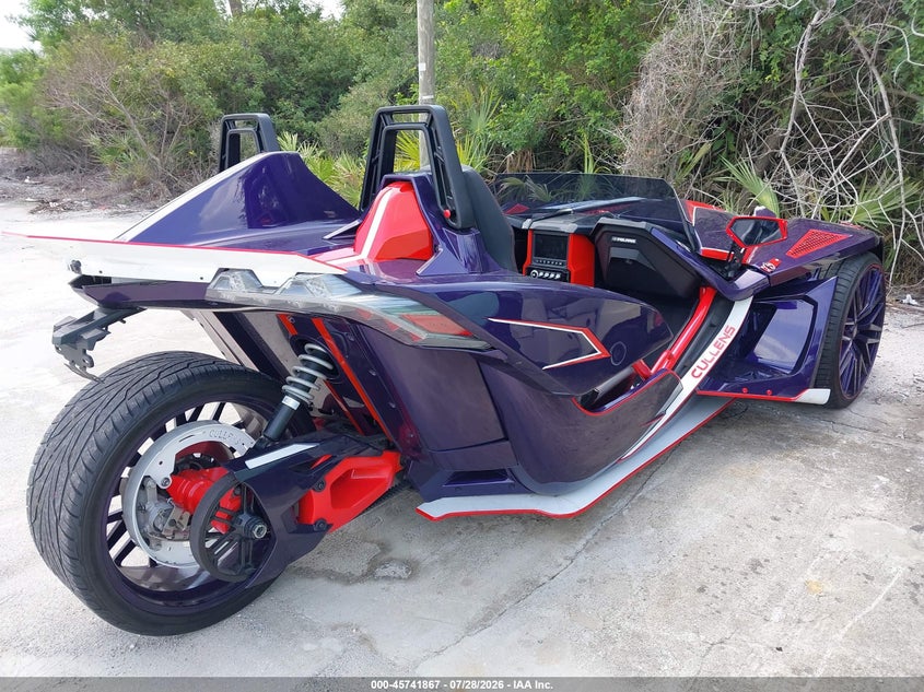 2020 Polaris Slingshot VIN 57XAARGB6L8138068 IAAI salvage auction — FRONT END, Wait Title, sold $4,050 on 2026-08-23 (photo 4)