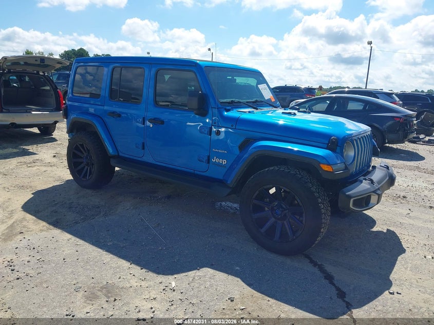 2022 Jeep Wrangler / VIN 1C4HJXEG5NW247923 — IAAI salvage auction photo