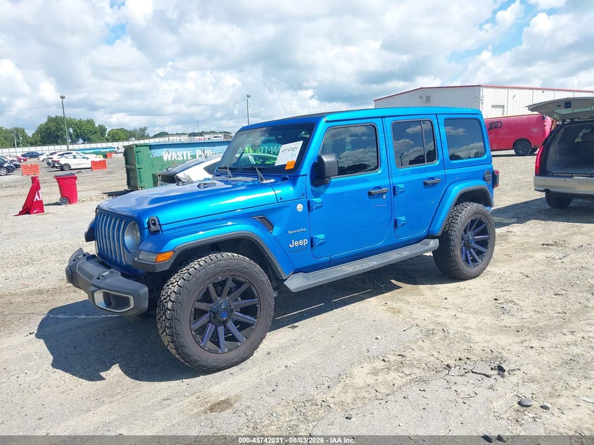 2022 Jeep Wrangler / VIN 1C4HJXEG5NW247923 IAAI salvage auction — REAR END, Salvage (South Carolina), sold $16,400 on 2026-09-03 (photo 2)