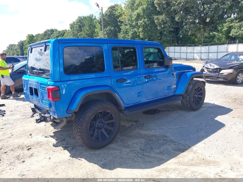 2022 Jeep Wrangler / VIN 1C4HJXEG5NW247923 IAAI salvage auction — REAR END, Salvage (South Carolina), sold $16,400 on 2026-09-03 (photo 4)