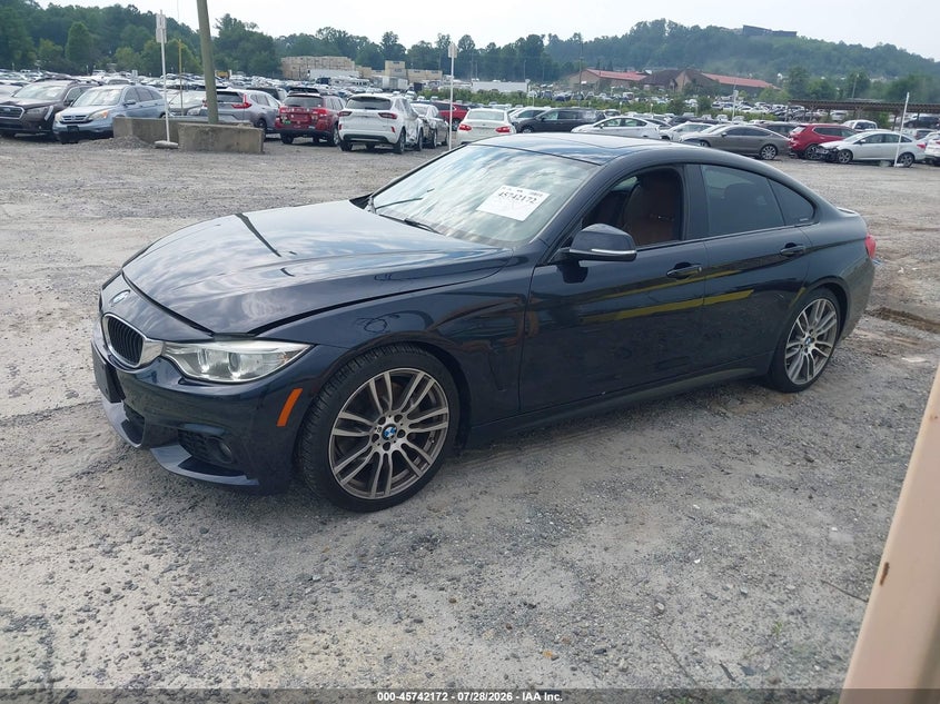 2016 BMW 4er VIN WBA4A9C53GG504874 IAAI salvage auction — UNKNOWN, Wait Title, sold $2,450 on 2026-08-21 (photo 2)