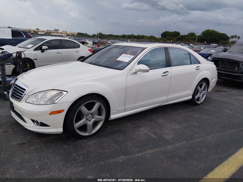 2009 Mercedes-benz S class VIN WDDNG86X19A276494 IAAI salvage auction — WATER/FLOOD, Rebuildable (Florida), sold $1,550 on 2026-08-20 (photo 2)