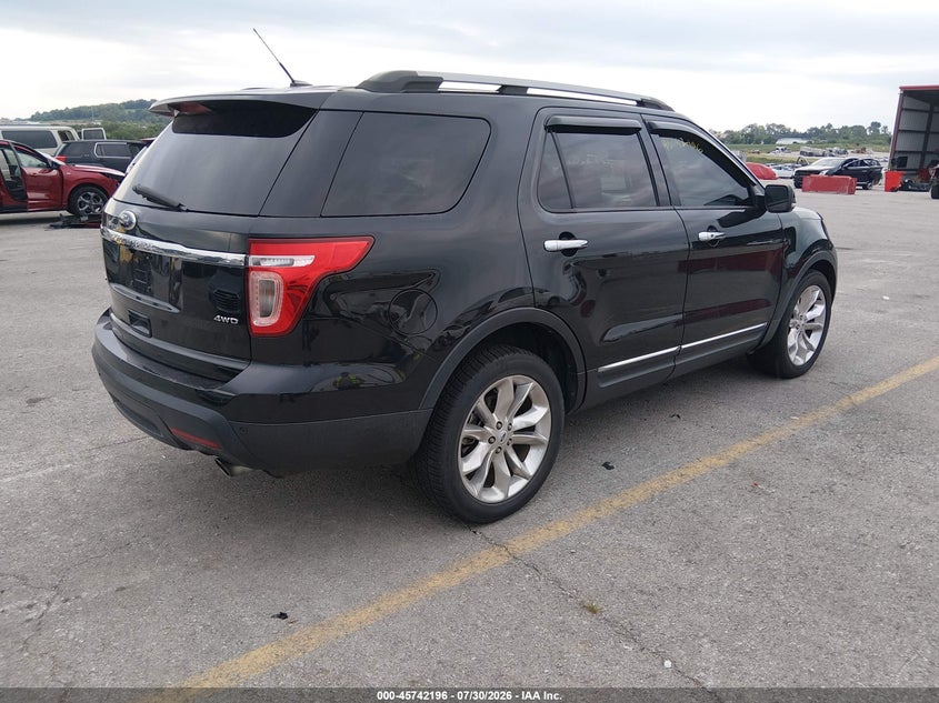 2012 Ford Explorer VIN 1FMHK8F81CGA92977 IAAI salvage auction — LEFT REAR, Salvage (Missouri), sold $800 on 2026-08-21 (photo 4)