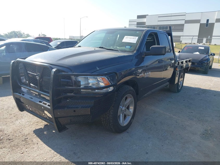 2018 Ram 1500 VIN 1C6RR6FT9JS183039 IAAI salvage auction — REAR END, Salvage Title, sold $25 on 2026-10-05 (photo 2)