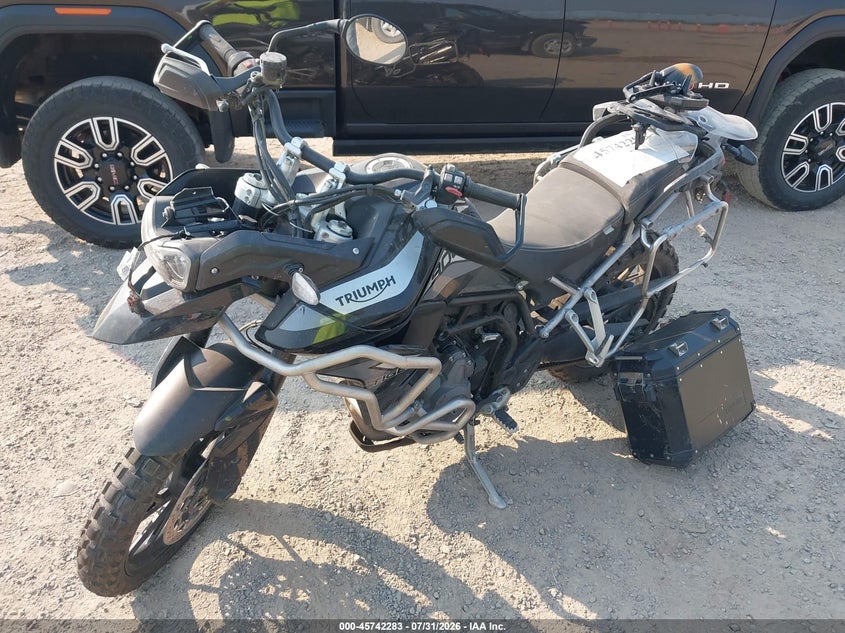 2020 Triumph motorcycle Tiger VIN SMTE65DF2LTAB4095 IAAI salvage auction — ALL OVER, Salvage (Montana), sold $3,850 on 2026-09-23 (photo 2)