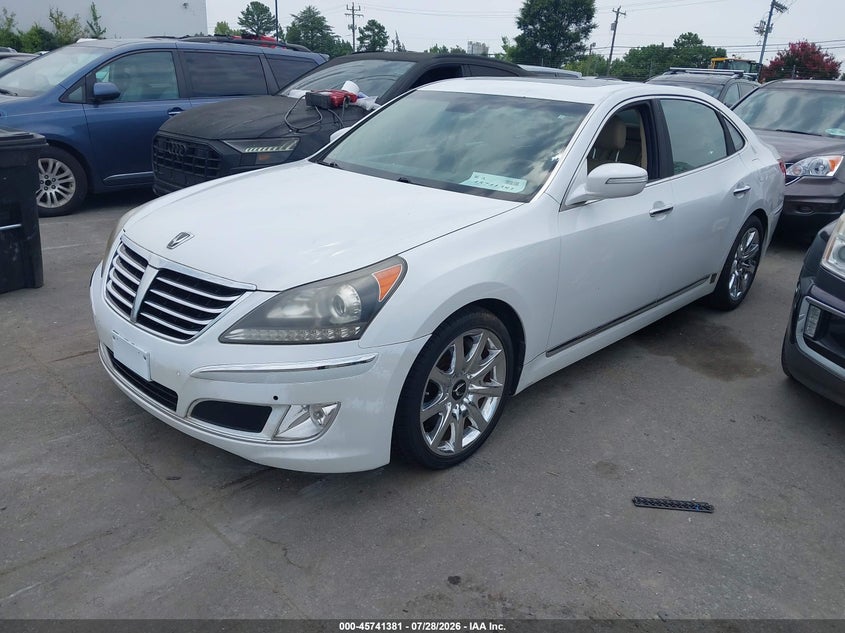 2013 Hyundai Equus VIN KMHGH4JH9DU063028 IAAI salvage auction — NORMAL WEAR, Clear-Dealer Only (North Carolina), sold $900 on 2026-08-23 (photo 2)