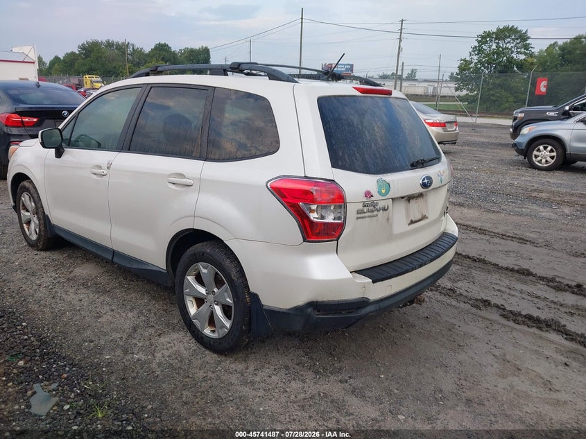 2015 Subaru Forester VIN JF2SJADC1FH482313 IAAI salvage auction — NORMAL WEAR, Clear (North Carolina), sold $1,300 on 2026-07-31 (photo 3)