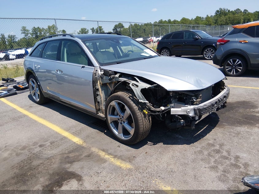 2022 Audi A6 allroad VIN WAU72BF21NN007544 IAAI salvage auction — FRONT END, Clear (South Carolina), sold $8,000 on 2026-09-09 (photo 1)