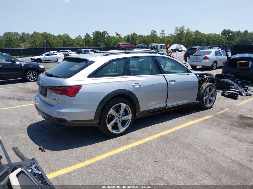 2022 Audi A6 allroad VIN WAU72BF21NN007544 IAAI salvage auction — FRONT END, Clear (South Carolina), sold $8,000 on 2026-09-09 (photo 4)