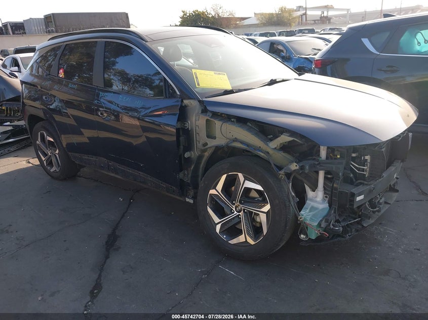 2022 Hyundai Tucson VIN KM8JFCA11NU079931 IAAI salvage auction — RIGHT FRONT, Wait Title, sold $8,200 on 2026-08-21 (photo 1)