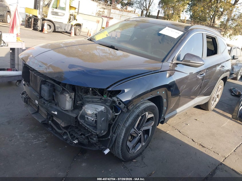 2022 Hyundai Tucson VIN KM8JFCA11NU079931 IAAI salvage auction — RIGHT FRONT, Wait Title, sold $8,200 on 2026-08-21 (photo 2)