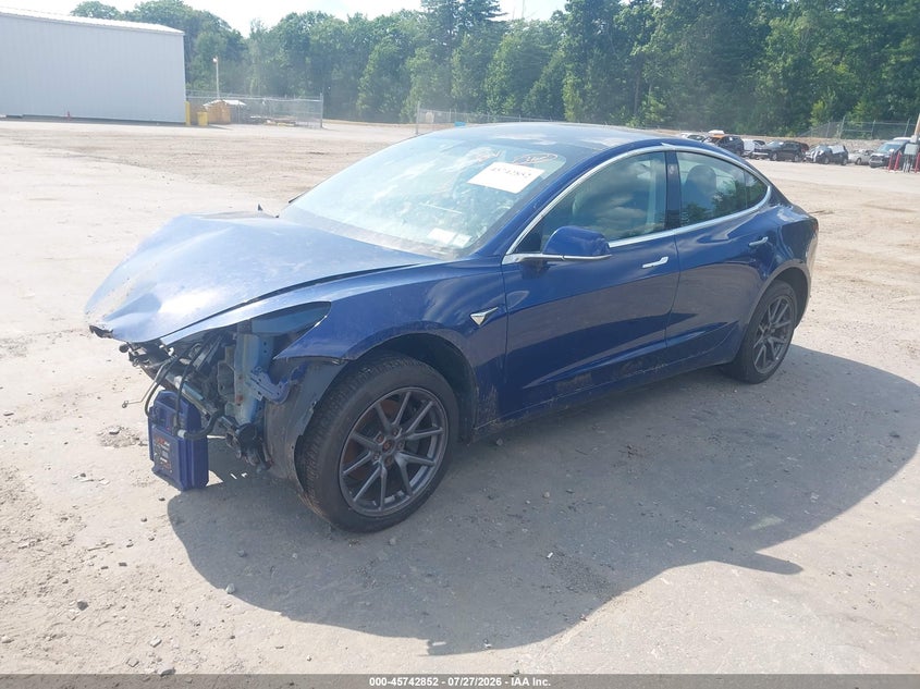 2020 Tesla Model 3 VIN 5YJ3E1EB9LF617448 IAAI salvage auction — FRONT END, Salvage Title, sold $2,800 on 2026-07-31 (photo 2)