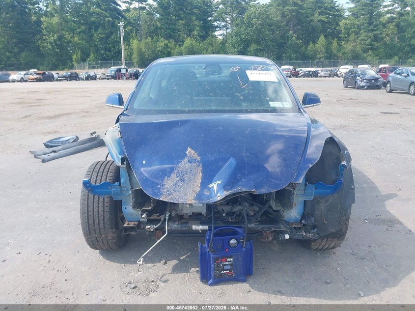 2020 Tesla Model 3 VIN 5YJ3E1EB9LF617448 IAAI salvage auction — FRONT END, Salvage Title, sold $2,800 on 2026-07-31 (photo 6)
