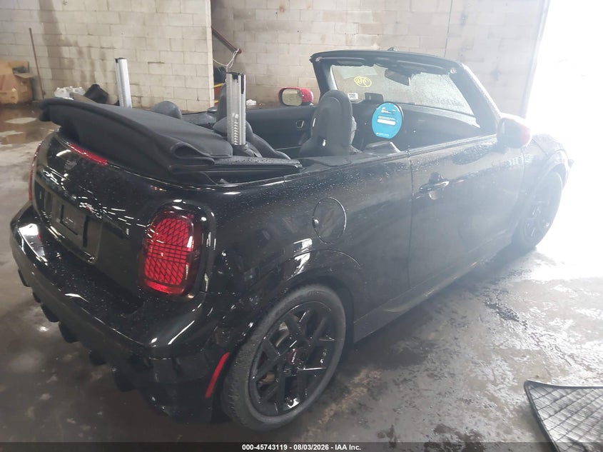 2026 Mini Convertible VIN WMW33GX00T2X70773 IAAI salvage auction — FRONT END, Wait Title, sold $12,400 on 2026-09-01 (photo 4)
