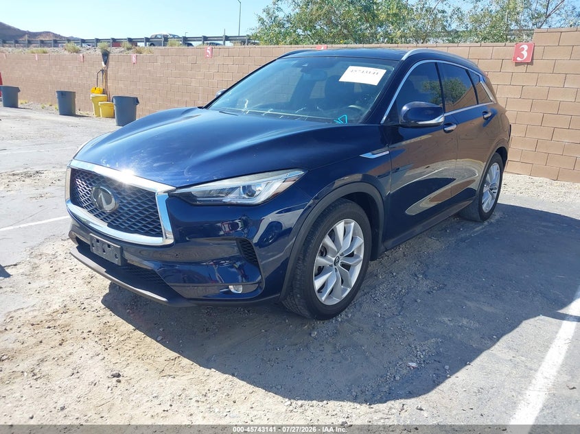 2019 Infiniti Qx50 VIN 3PCAJ5M10KF121908 IAAI salvage auction — REAR END, Salvage Title, sold $4,450 on 2026-08-27 (photo 2)