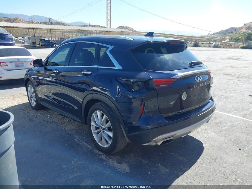 2019 Infiniti Qx50 VIN 3PCAJ5M10KF121908 IAAI salvage auction — REAR END, Salvage Title, sold $4,450 on 2026-08-27 (photo 3)