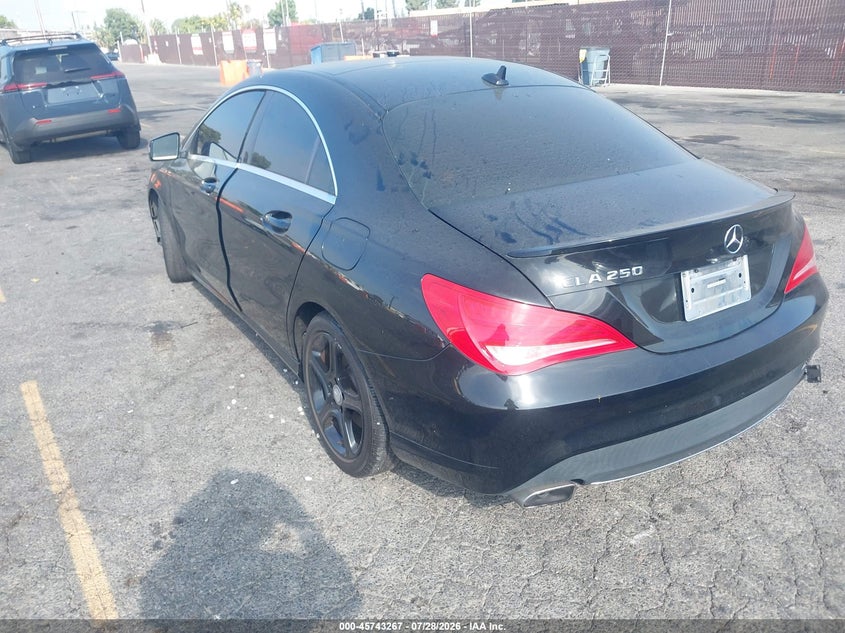 2014 Mercedes-benz Cla-klasse VIN WDDSJ4EB8EN035148 IAAI salvage auction — ENGINE DAMAGE, Wait Title, sold $1,250 on 2026-08-10 (photo 3)
