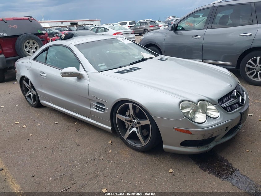 2003 Mercedes-benz Sl-class VIN WDBSK74F83F041034 IAAI salvage auction — NORMAL WEAR, Clear (Colorado), sold $5,400 on 2026-08-04 (photo 1)