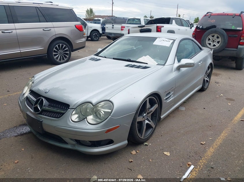 2003 Mercedes-benz Sl-class VIN WDBSK74F83F041034 IAAI salvage auction — NORMAL WEAR, Clear (Colorado), sold $5,400 on 2026-08-04 (photo 2)