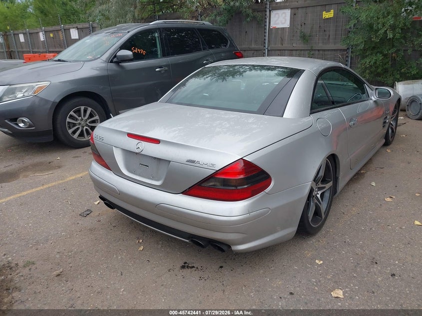 2003 Mercedes-benz Sl-class VIN WDBSK74F83F041034 IAAI salvage auction — NORMAL WEAR, Clear (Colorado), sold $5,400 on 2026-08-04 (photo 4)