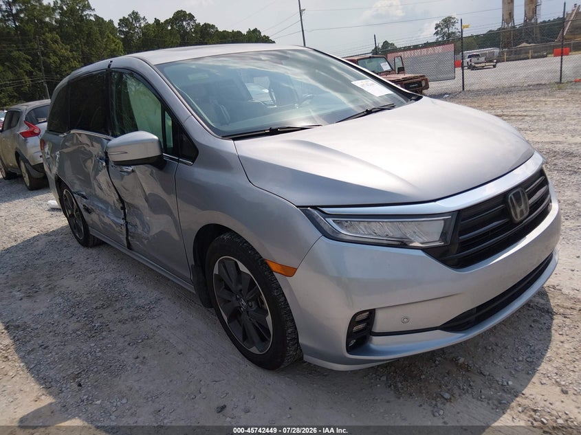 2022 Honda Odyssey VIN 5FNRL6H93NB066376 — IAAI salvage auction photo