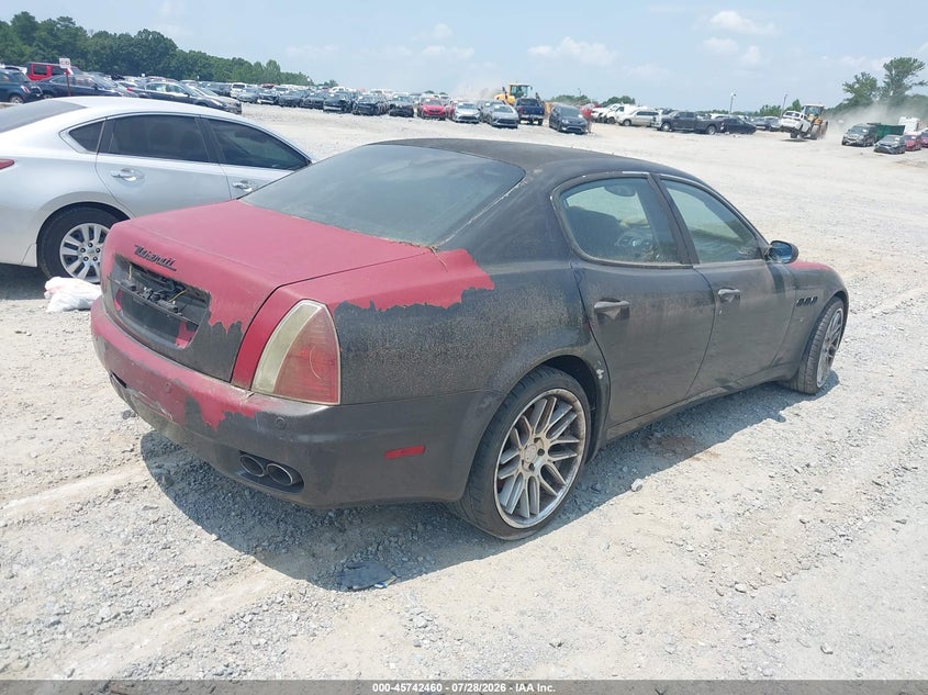 2007 Maserati Quattroporte VIN ZAMFE39A470031394 IAAI salvage auction — NORMAL WEAR, Clear (Georgia), sold $200 on 2026-08-11 (photo 4)