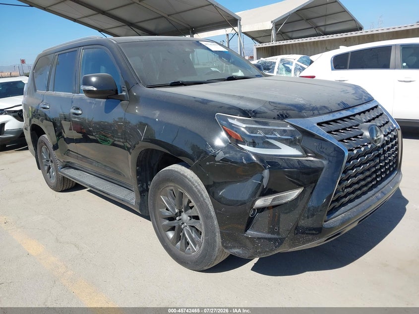 2020 Lexus Gx VIN JTJAM7BX2L5265227 IAAI salvage auction — LEFT SIDE, Salvage Title, sold $25,725 on 2026-09-09 (photo 1)