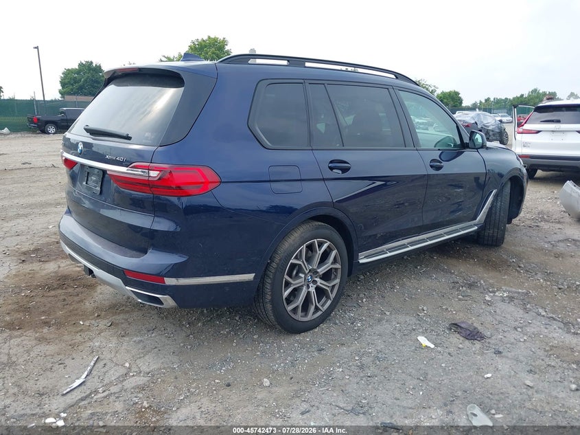 2021 BMW X7 VIN 5UXCW2C08M9G12615 IAAI salvage auction — FRONT END, Wait Title, sold $12,800 on 2026-10-02 (photo 4)