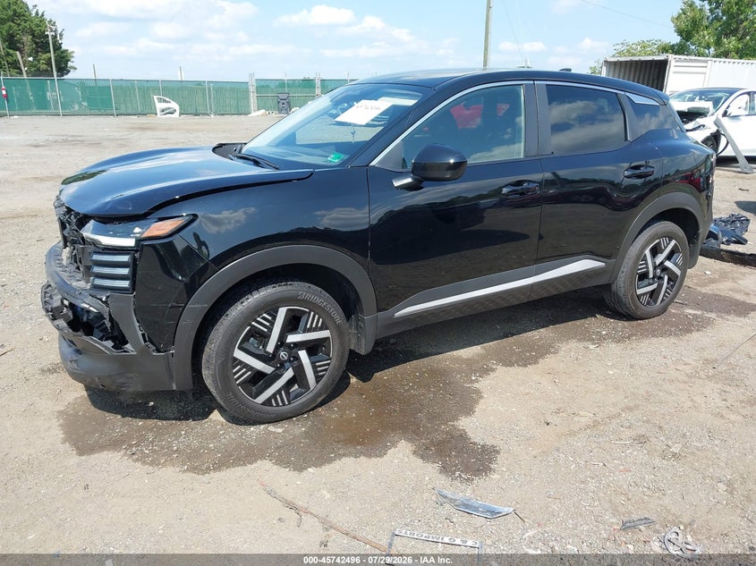 2025 Nissan Kicks VIN 3N8AP6CA6SL319324 IAAI salvage auction — FRONT END, Salvage Title, sold $5,300 on 2026-09-10 (photo 2)