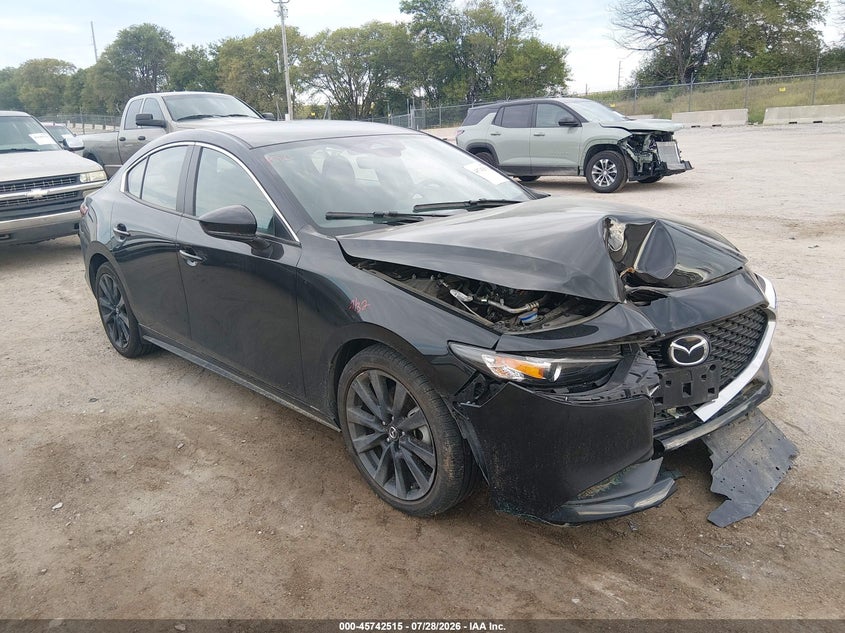 2024 Mazda 3 VIN 3MZBPABM9RM434077 IAAI salvage auction — FRONT END, Salvage (Nebraska), sold $3,775 on 2026-08-23 (photo 1)