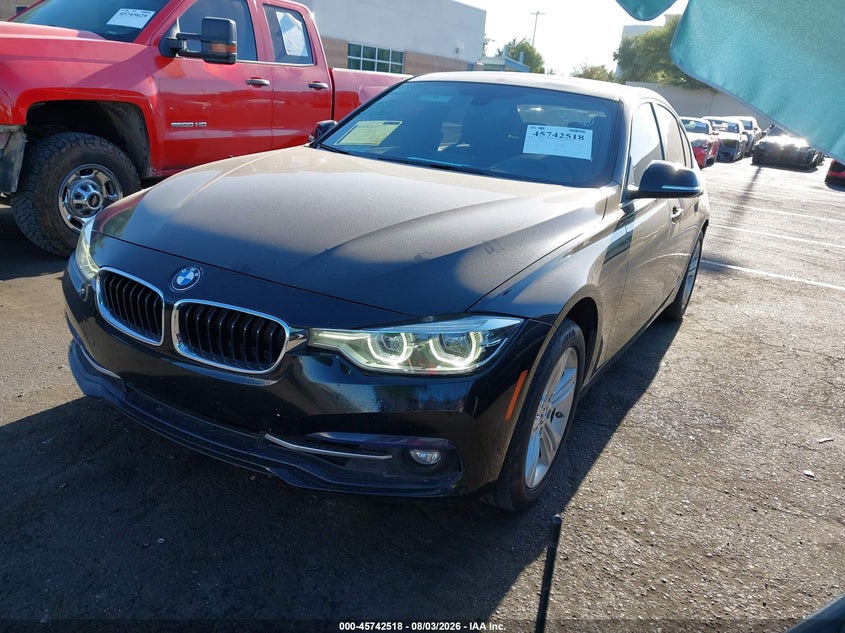 2018 BMW 3er VIN WBA8B9G56JNU98953 IAAI salvage auction — REAR END, Salvage Certificate (California), sold $4,950 on 2026-08-07 (photo 2)