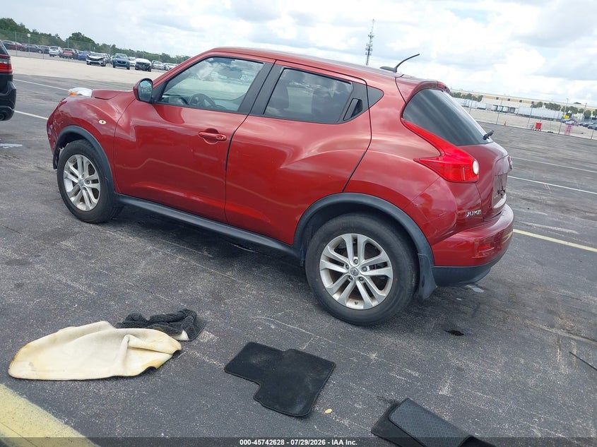 2014 Nissan Juke VIN JN8AF5MR2ET353374 IAAI salvage auction — LEFT FRONT, Salvage Title, sold $700 on 2026-08-18 (photo 3)