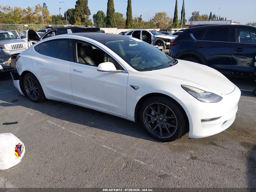 2018 Tesla Model 3 VIN 5YJ3E1EA2JF053002 IAAI salvage auction — REAR END, Wait Title, sold $4,700 on 2026-08-24 (photo 1)