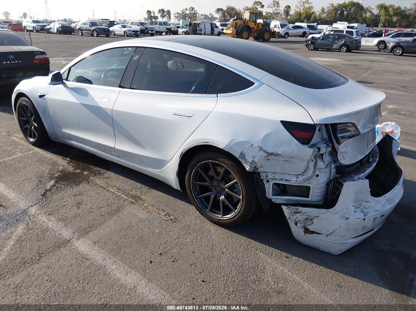 2018 Tesla Model 3 VIN 5YJ3E1EA2JF053002 IAAI salvage auction — REAR END, Wait Title, sold $4,700 on 2026-08-24 (photo 3)