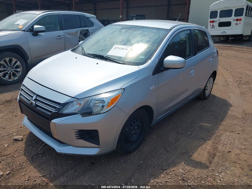 2024 Mitsubishi Mirage VIN ML32AUHJ8RH028186 IAAI salvage auction — SIDE, Enterprise Vehicles Clear Only (Florida), sold $7,350 on 2026-08-05 (photo 2)