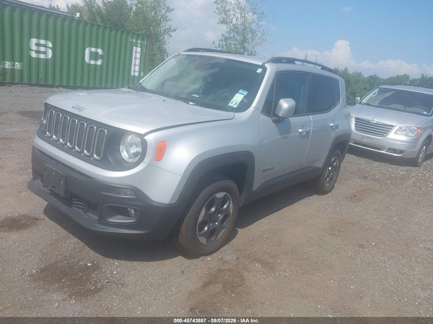 2015 Jeep Renegade VIN ZACCJBBH8FPB99066 IAAI salvage auction — NORMAL WEAR, Clear (New Jersey), sold $450 on 2026-08-18 (photo 2)