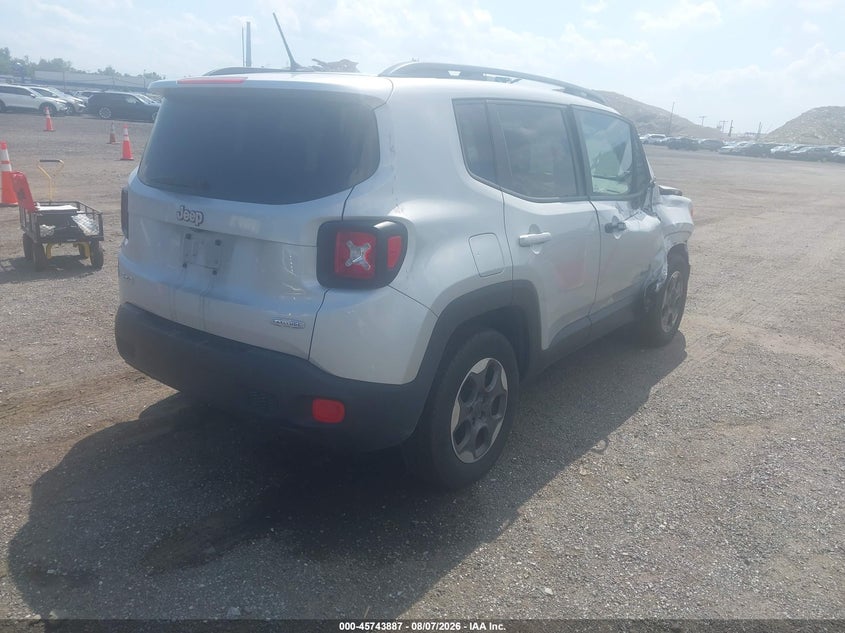 2015 Jeep Renegade VIN ZACCJBBH8FPB99066 IAAI salvage auction — NORMAL WEAR, Clear (New Jersey), sold $450 on 2026-08-18 (photo 4)