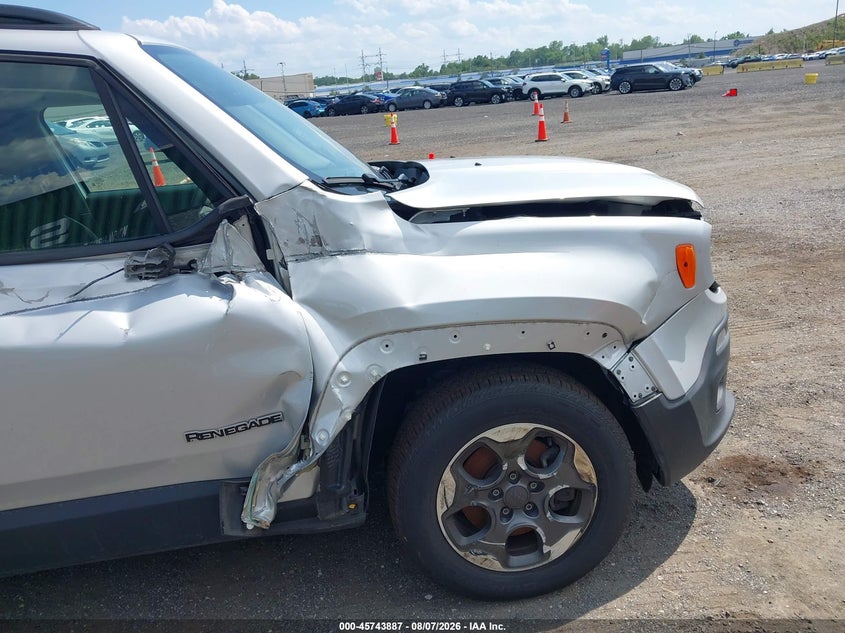 2015 Jeep Renegade VIN ZACCJBBH8FPB99066 IAAI salvage auction — NORMAL WEAR, Clear (New Jersey), sold $450 on 2026-08-18 (photo 6)