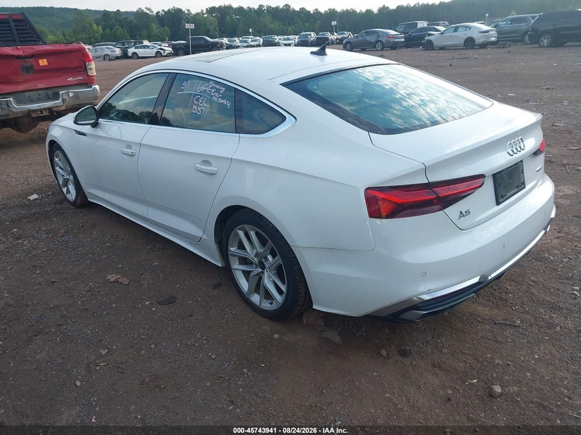 2024 Audi A5 VIN WAUFACF59RA053876 IAAI salvage auction — NORMAL WEAR, Enterprise Vehicles Clear Only (Texas), sold $19,200 on 2026-09-02 (photo 3)