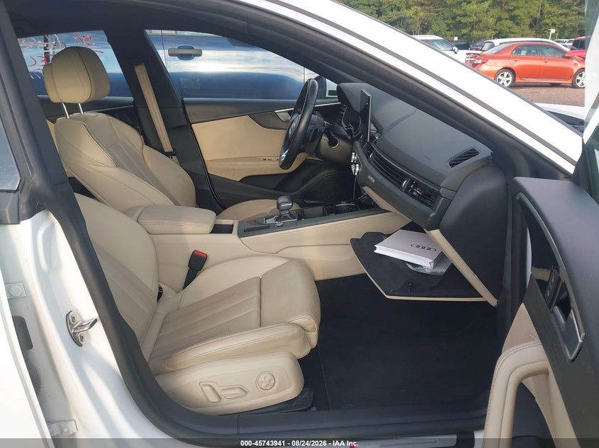 2024 Audi A5 VIN WAUFACF59RA053876 IAAI salvage auction — NORMAL WEAR, Enterprise Vehicles Clear Only (Texas), sold $19,200 on 2026-09-02 (photo 5)