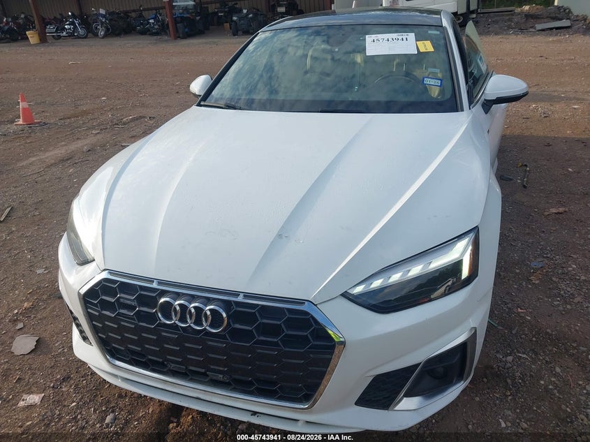 2024 Audi A5 VIN WAUFACF59RA053876 IAAI salvage auction — NORMAL WEAR, Enterprise Vehicles Clear Only (Texas), sold $19,200 on 2026-09-02 (photo 6)